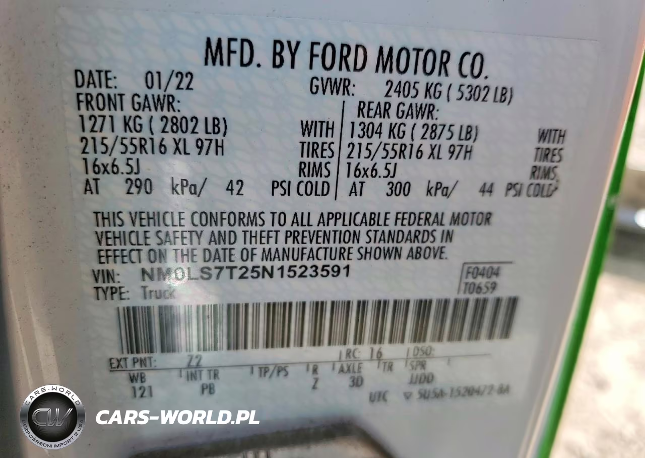 2022 Ford Transit Connect Xlt VIN:NM0LS7T25N1523591 - 14