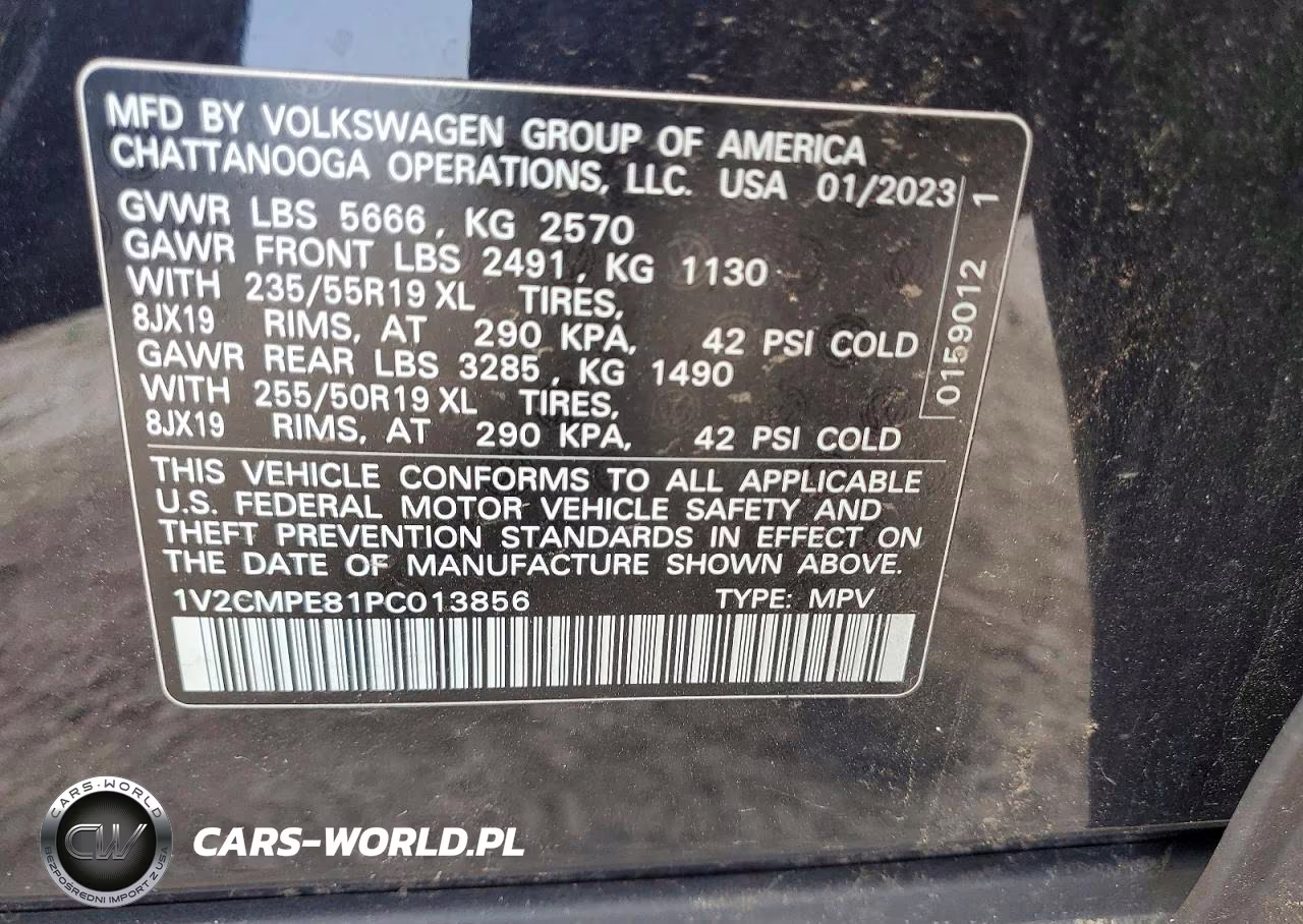 2023 Volkswagen Id.4 Pro VIN:1V2CMPE81PC013856 - 13