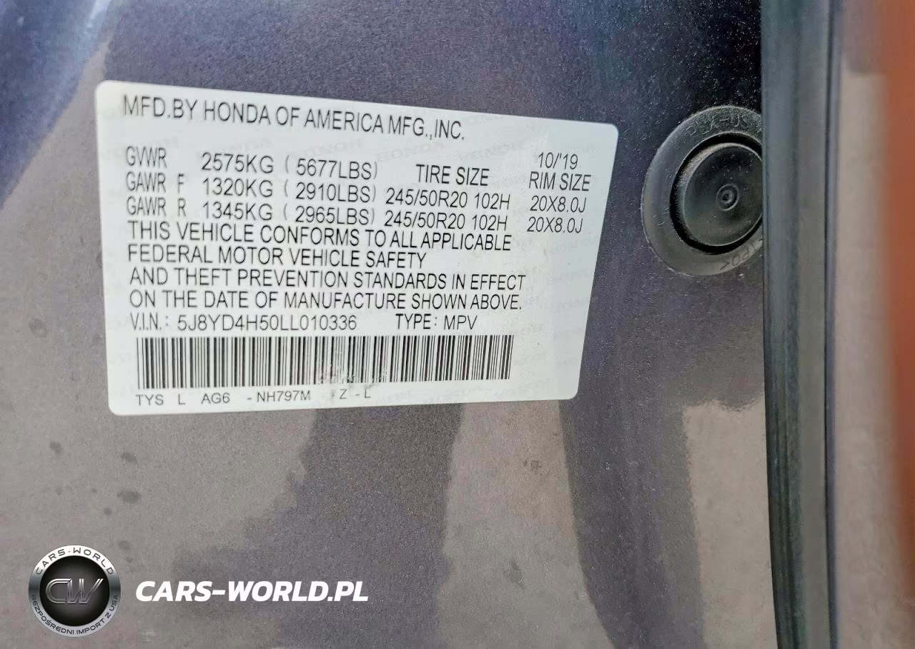 2020 Acura Mdx Technology VIN:5J8YD4H50LL010336 - 13
