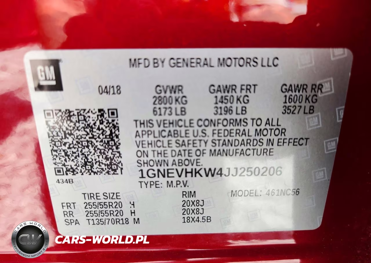 2018 Chevrolet Traverse Lt VIN:1GNEVHKW4JJ250206 - 14
