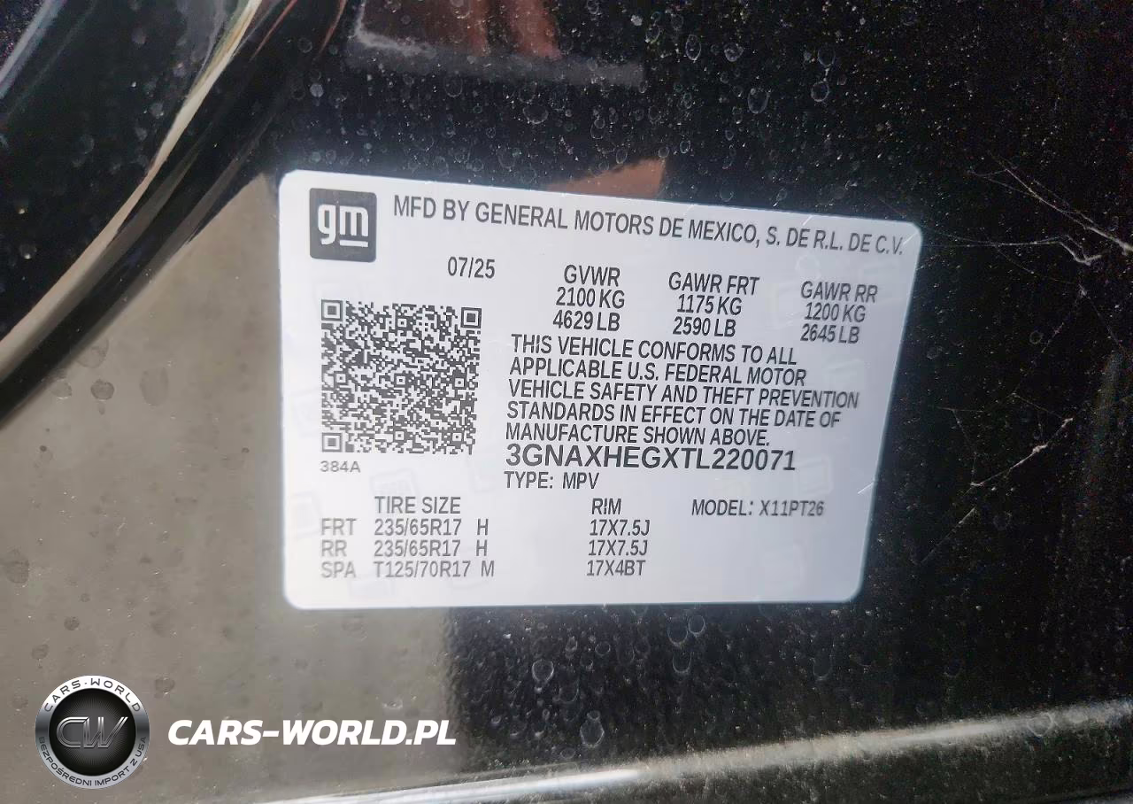2026 Chevrolet Equinox Lt VIN:3GNAXHEGXTL220071 - 14