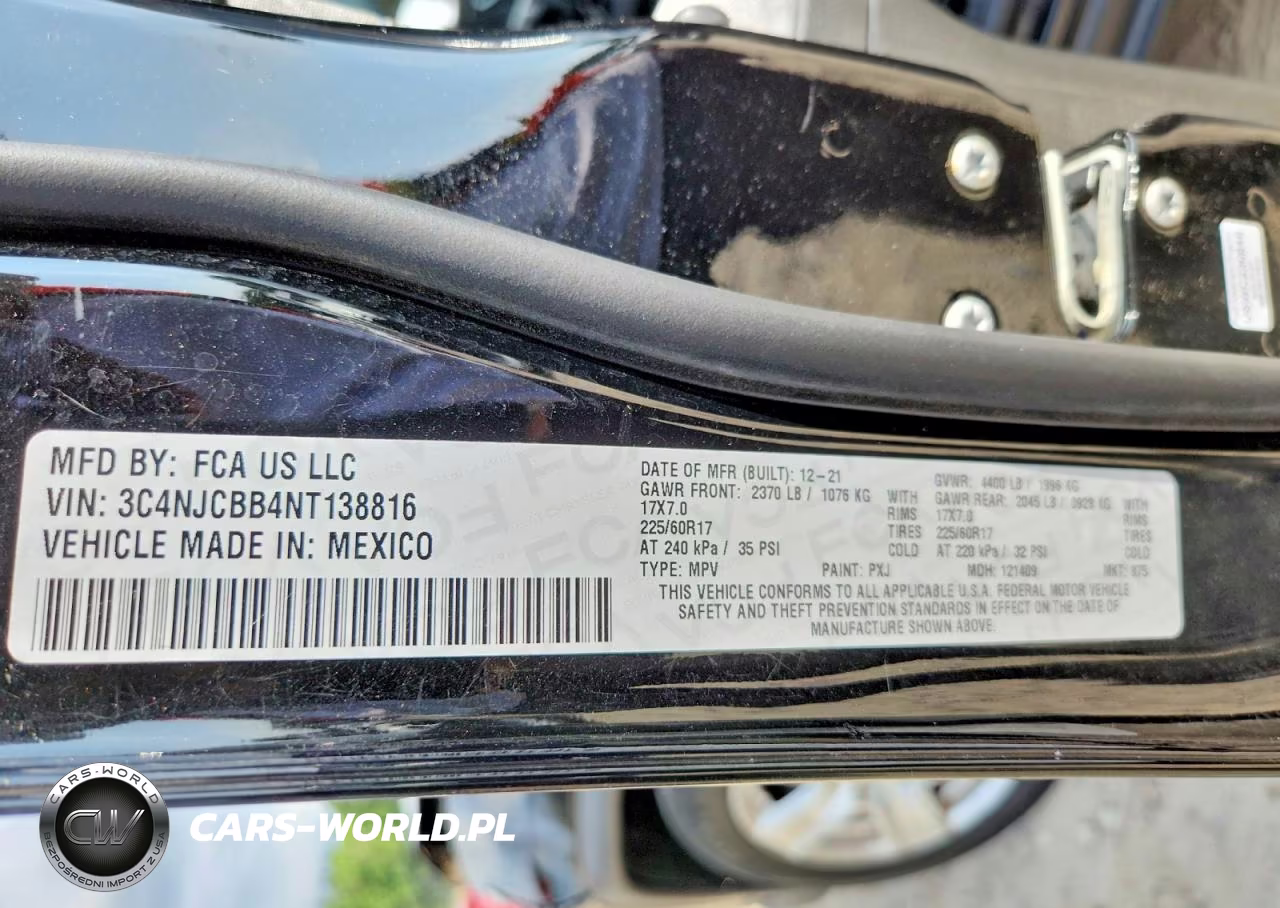 2022 Jeep Compass Latitude VIN:3C4NJCBB4NT138816 - 13