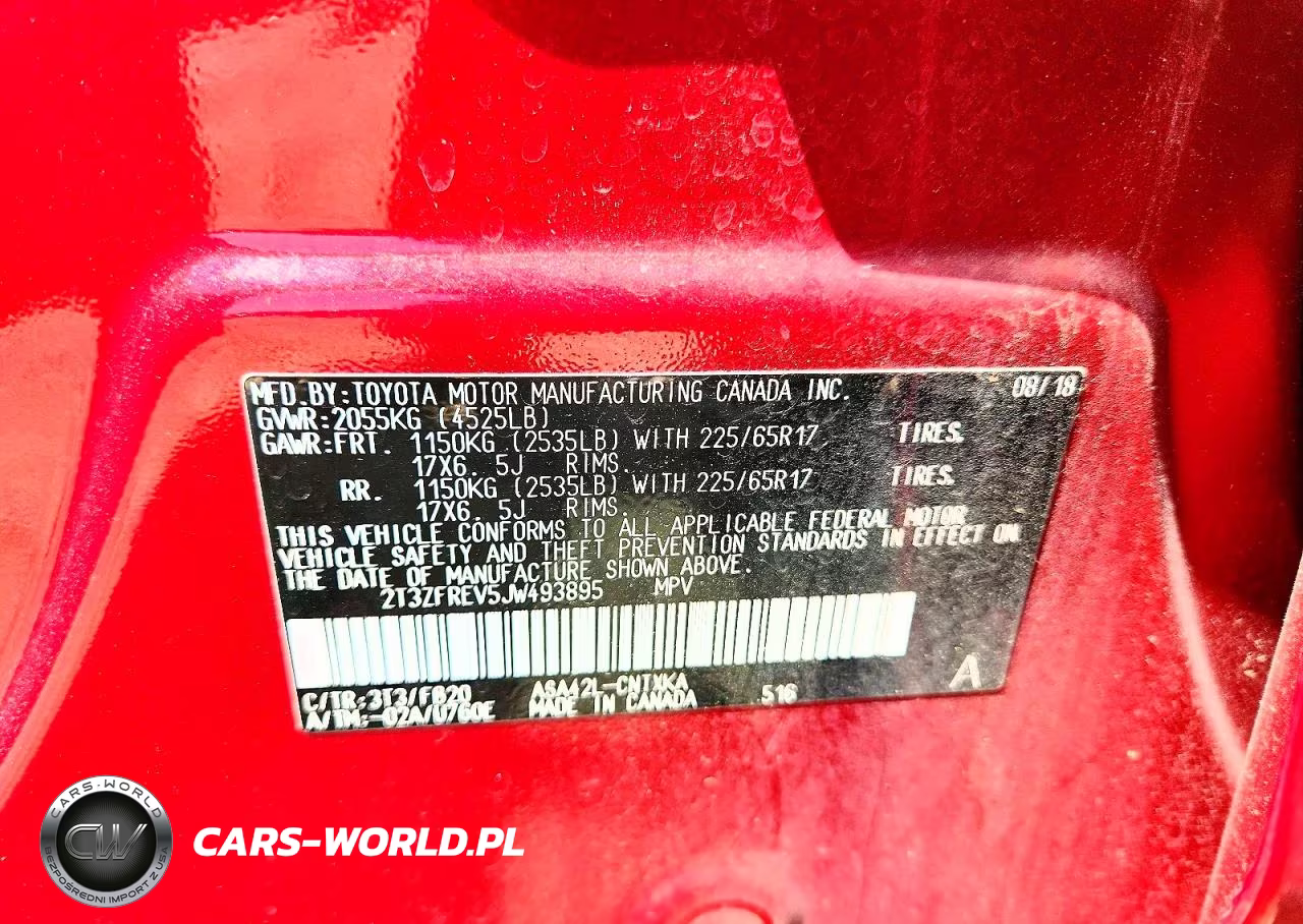 2018 Toyota Rav4 Le VIN:2T3ZFREV5JW493895 - 13