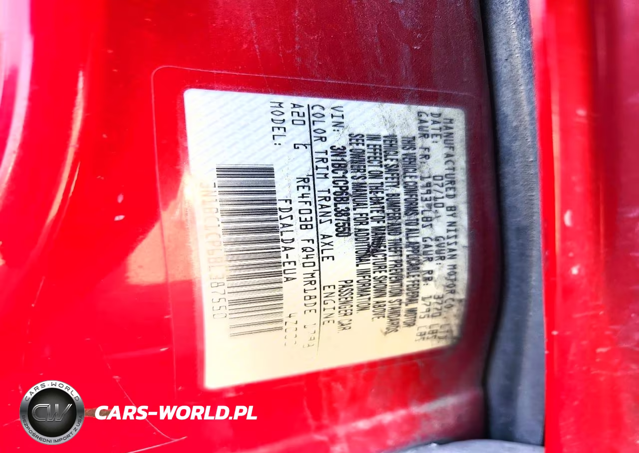 2011 Nissan Versa 1.8 S VIN:3N1BC1CP6BL387550 - 12
