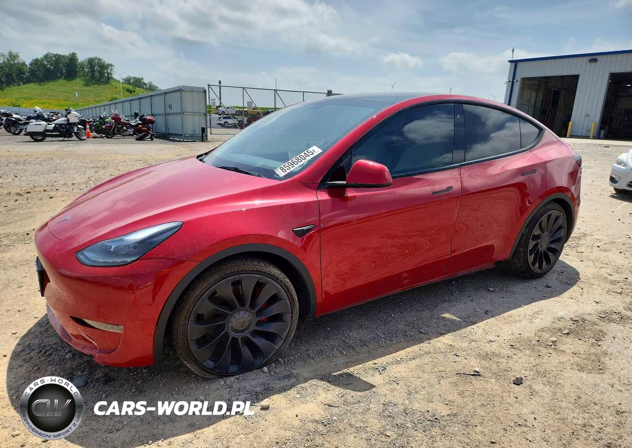 2022 Tesla Model Y VIN:7SAYGDEFXNF399563 - 1