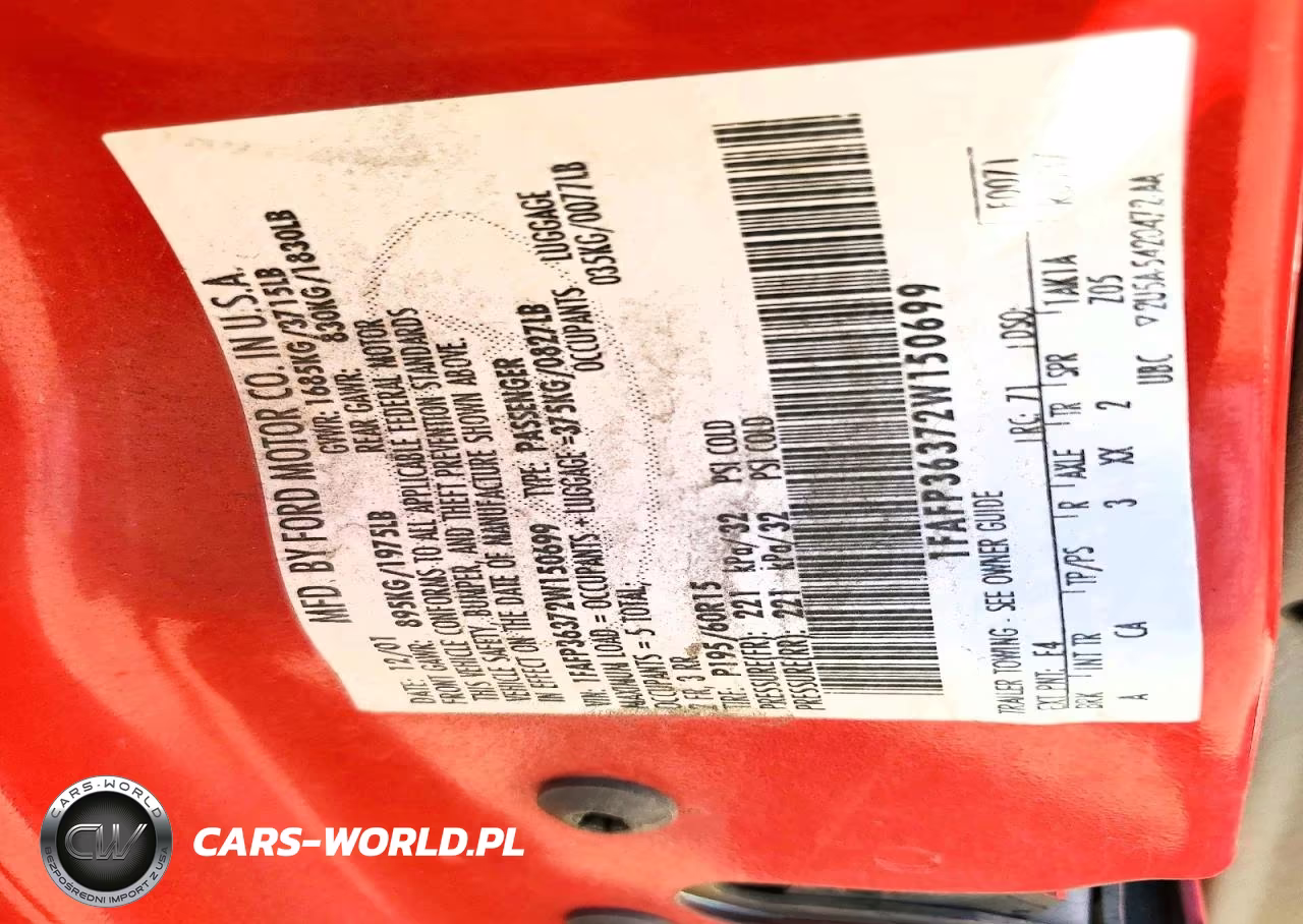 2002 Ford Focus Se VIN:1FAFP36372W150699 - 12
