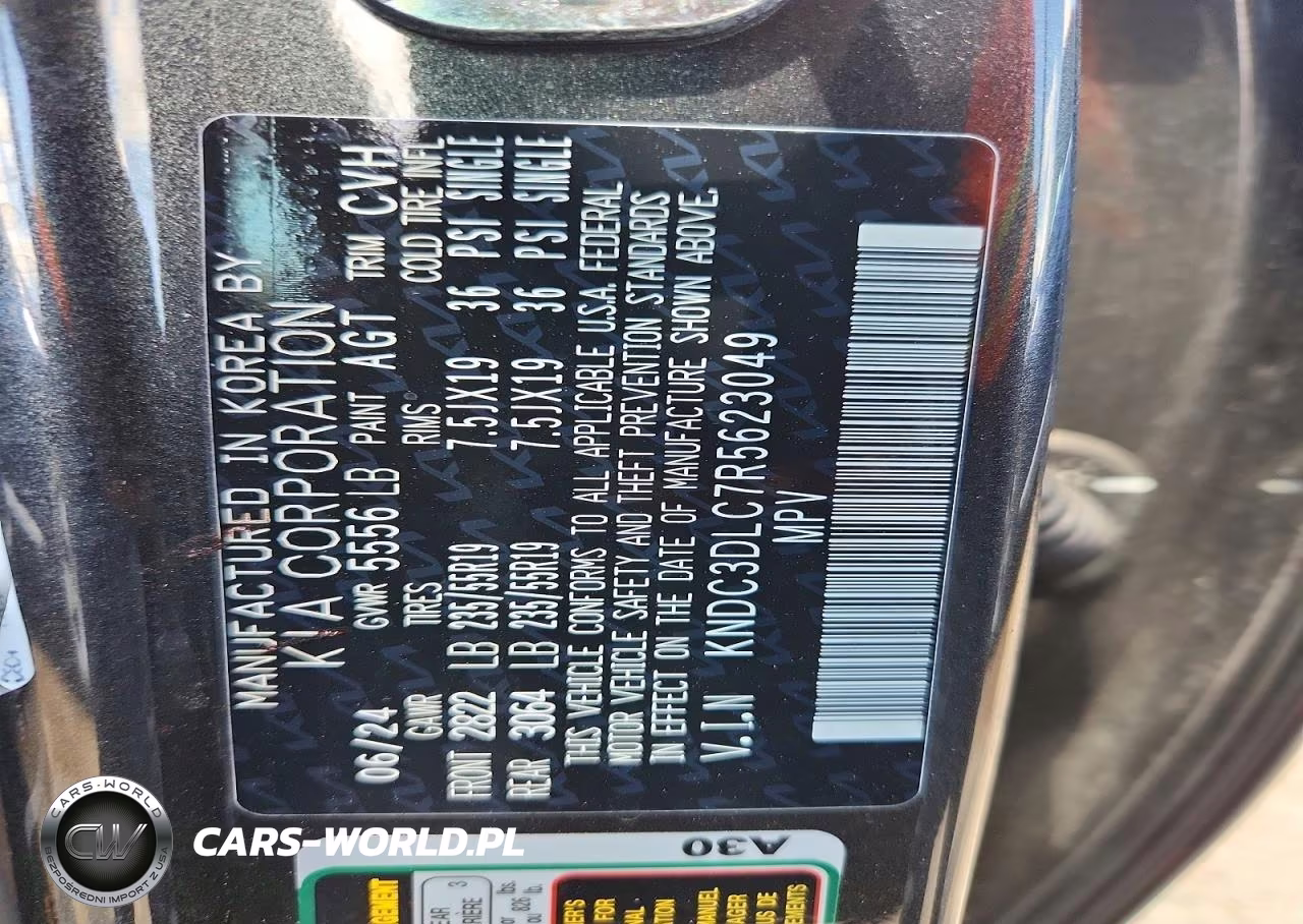 2024 Kia Ev6 Wind VIN:KNDC3DLC7R5623049 - 14