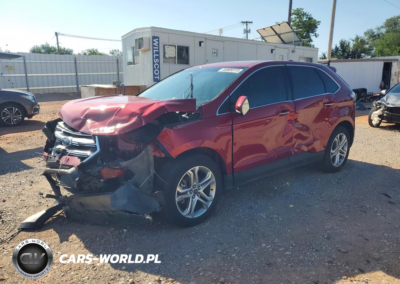 2018 Ford Edge Titanium VIN:2FMPK3K96JBC44060 - 1
