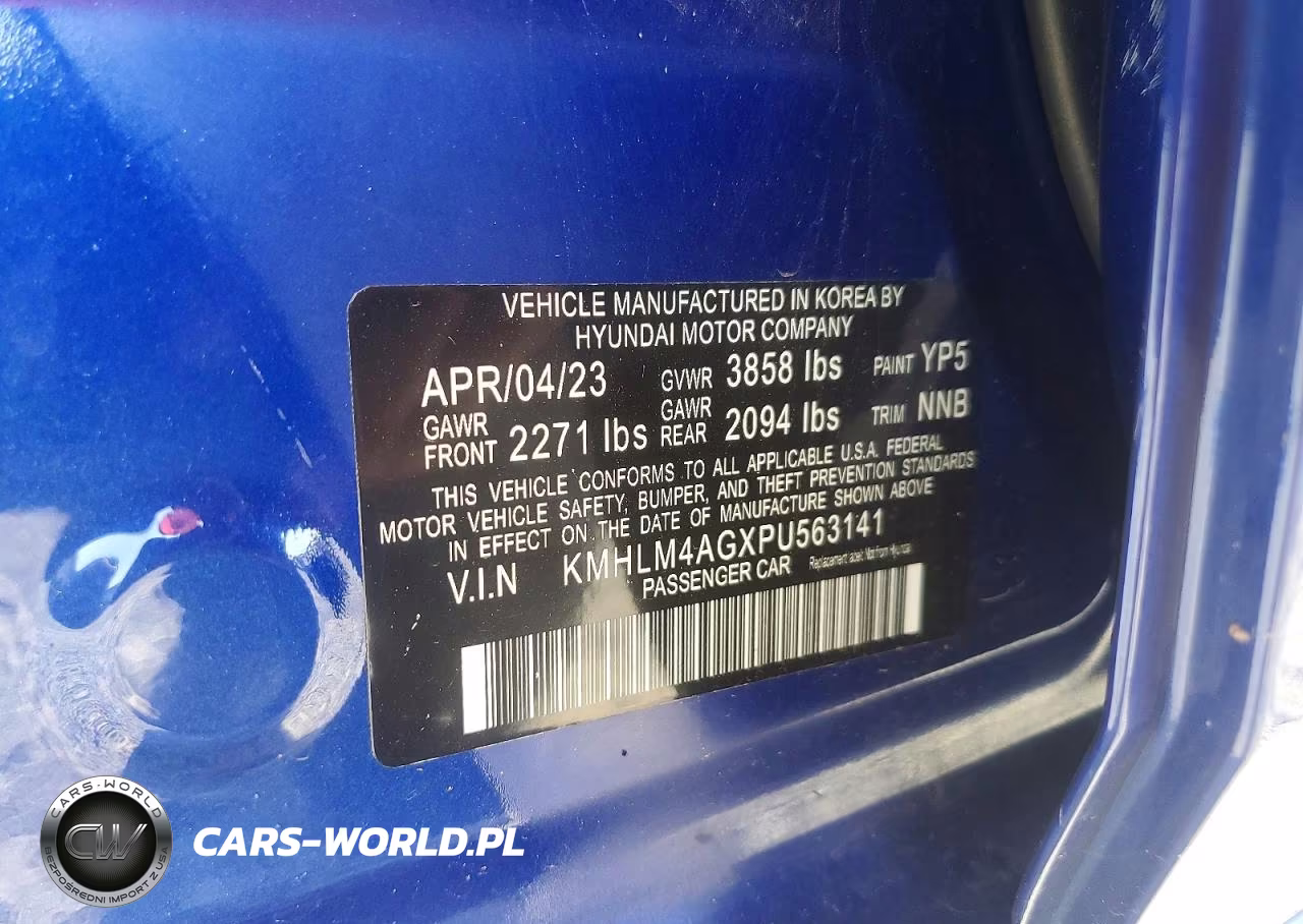 2023 Hyundai Elantra Sel VIN:KMHLM4AGXPU563141 - 13