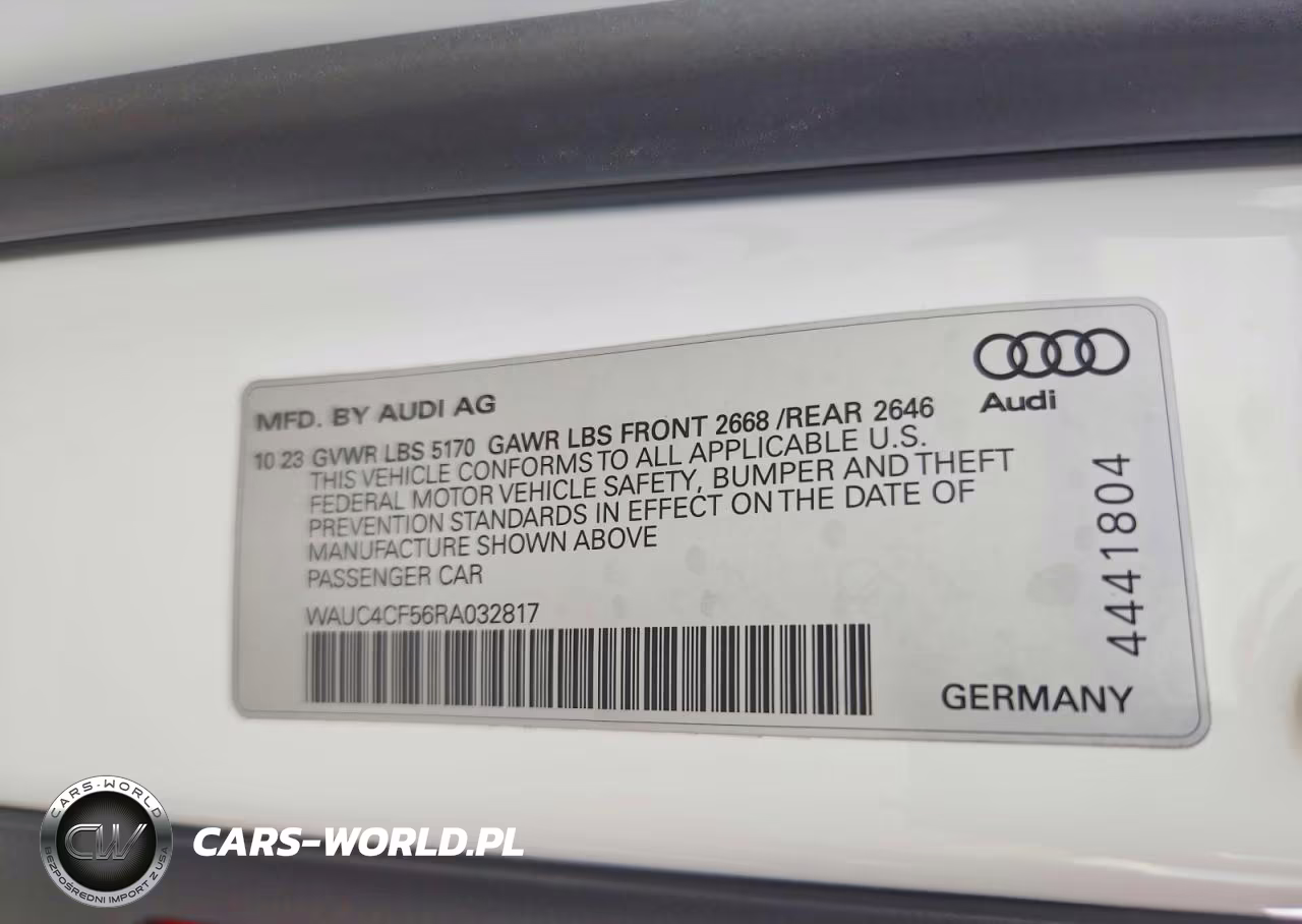 2024 Audi S5 Premium Plus VIN:WAUC4CF56RA032817 - 12