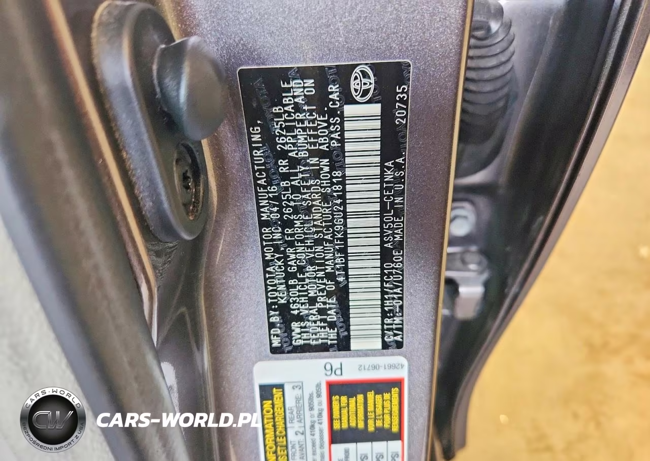 2016 Toyota Camry Le VIN:4T1BF1FK9GU241818 - 12