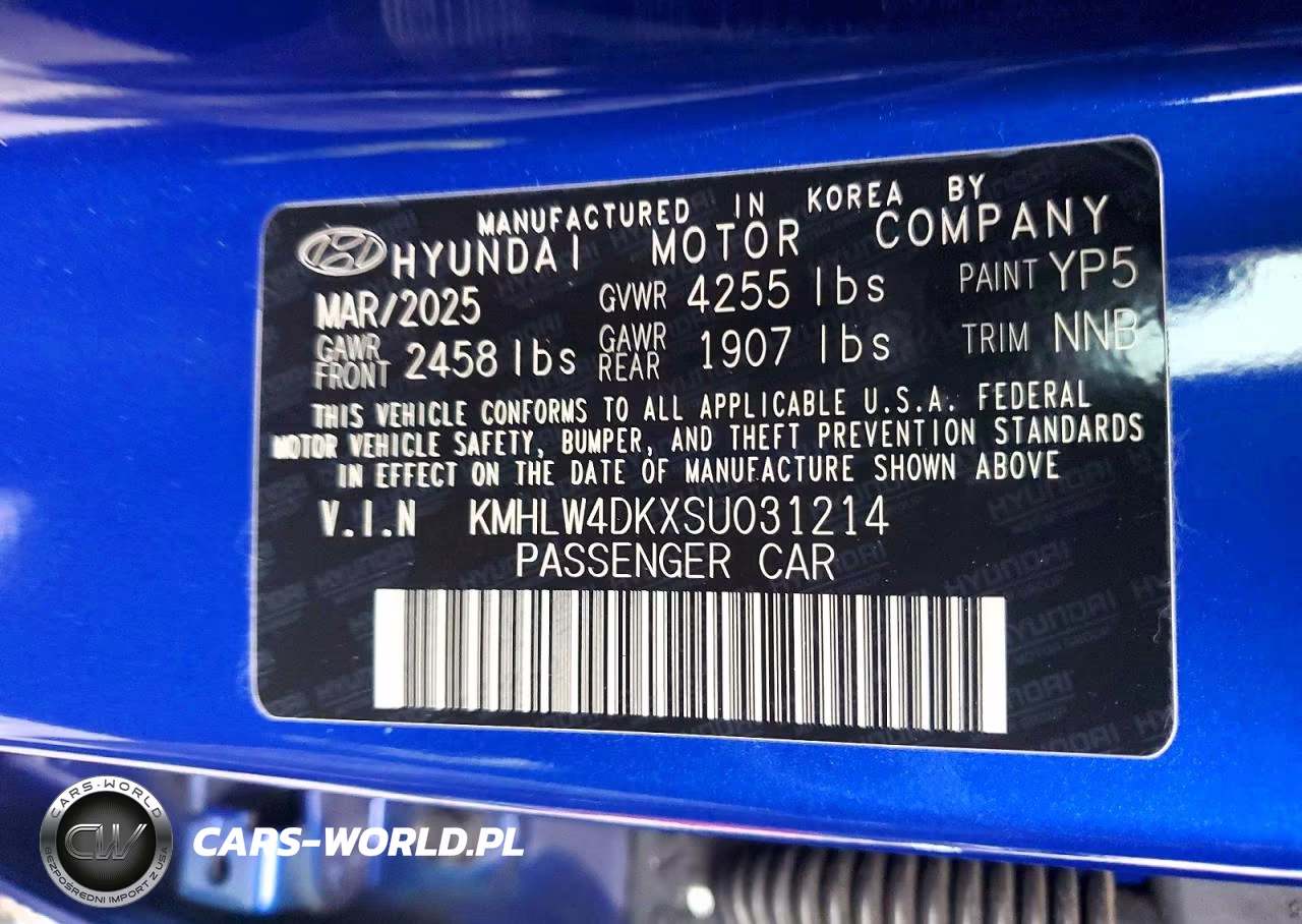 2025 Hyundai Elantra N Base VIN:KMHLW4DKXSU031214 - 13