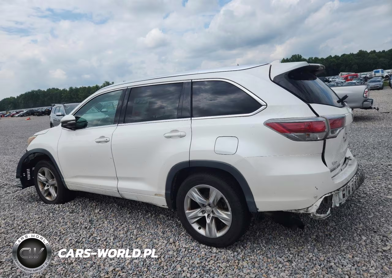 2014 Toyota Highlander Limited VIN:5TDYKRFH1ES033852 - 2