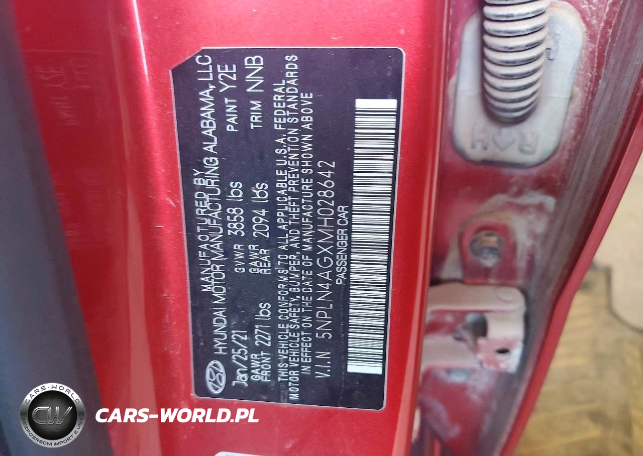 2021 Hyundai Elantra Sel VIN:5NPLN4AGXMH028642 - 12