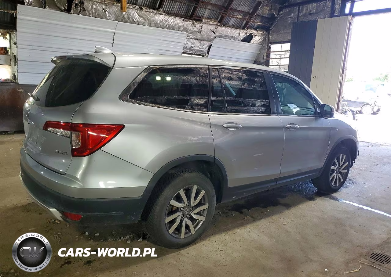 2021 Honda Pilot Ex VIN:5FNYF6H32MB043474 - 3