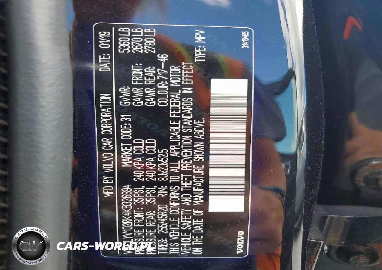 2019 Volvo Xc60 T5 VIN:LYV102RK4KB326894 - 13