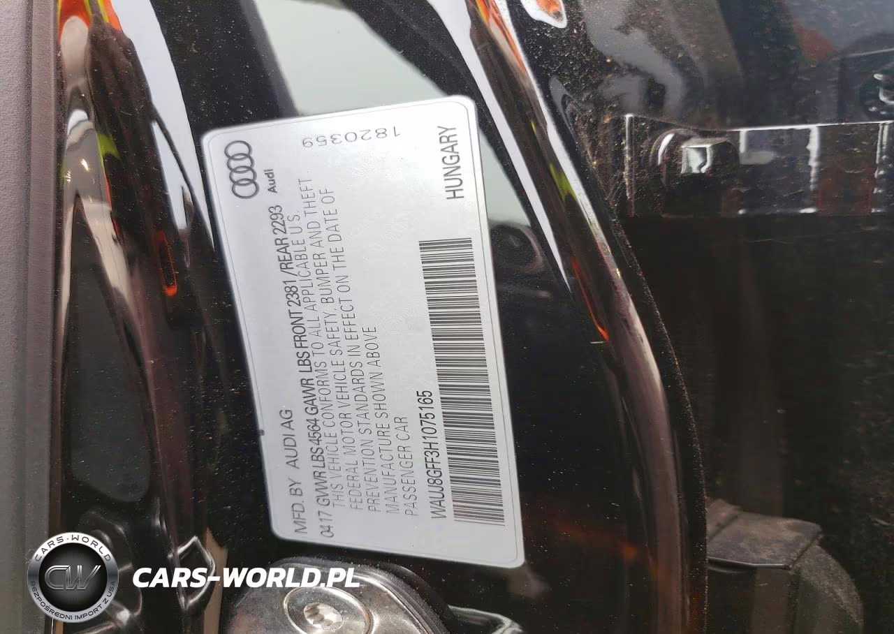 2017 Audi A3 Premium Plus VIN:WAUJ8GFF3H1075165 - 12
