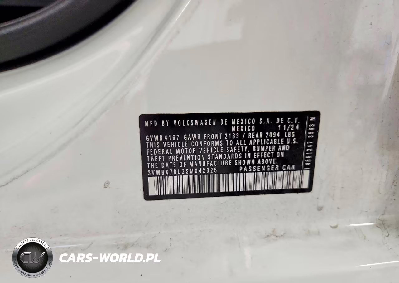 2025 Volkswagen Jetta Sport VIN:3VWBX7BU2SM042325 - 12