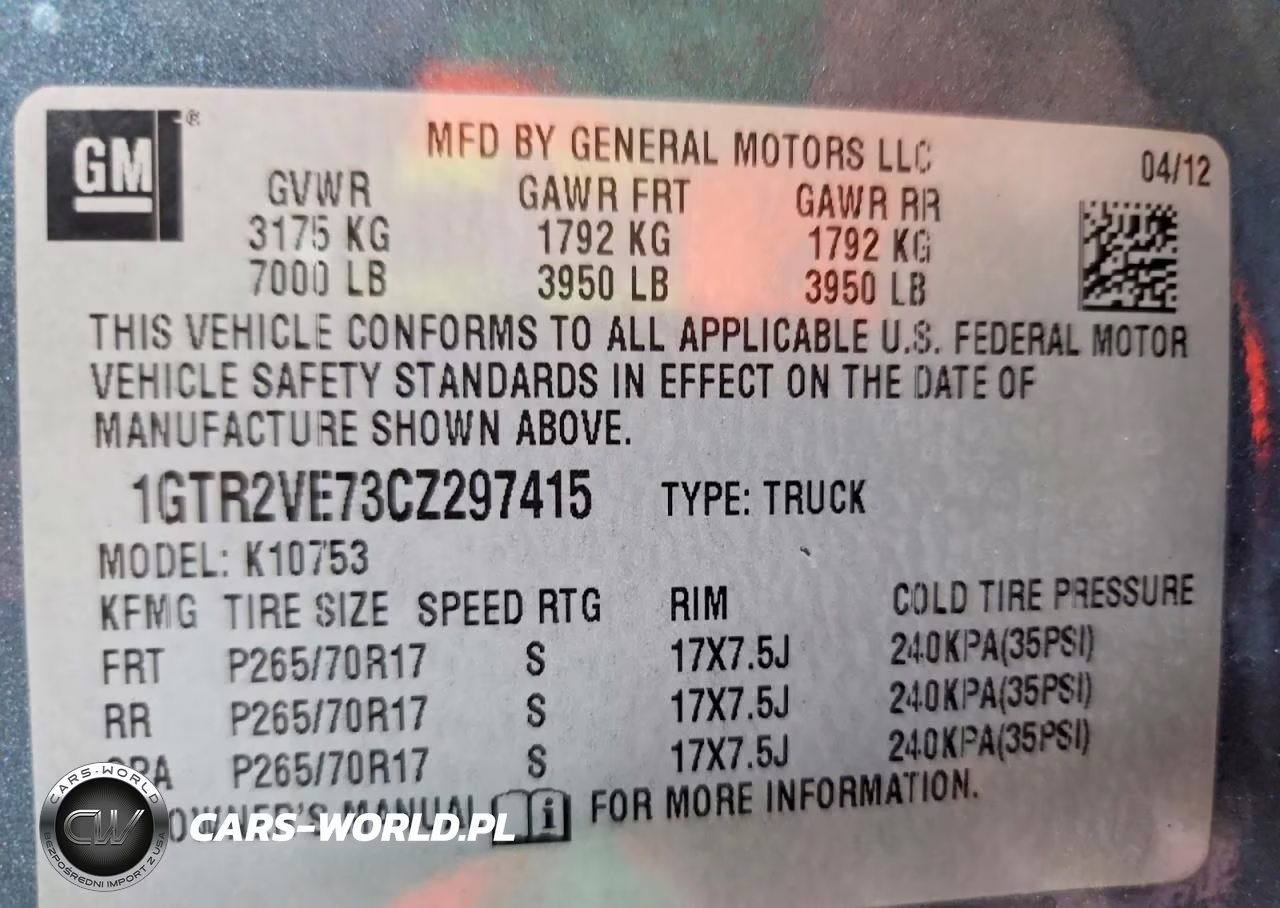 2012 GMC Sierra K1500 Sle VIN:1GTR2VE73CZ297415 - 12