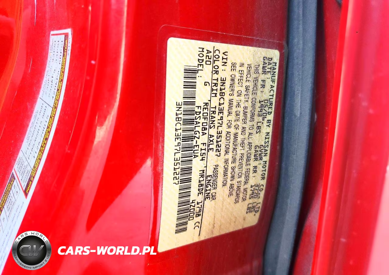 2007 Nissan Versa 1.8 S VIN:3N1BC13E97L351227 - 12