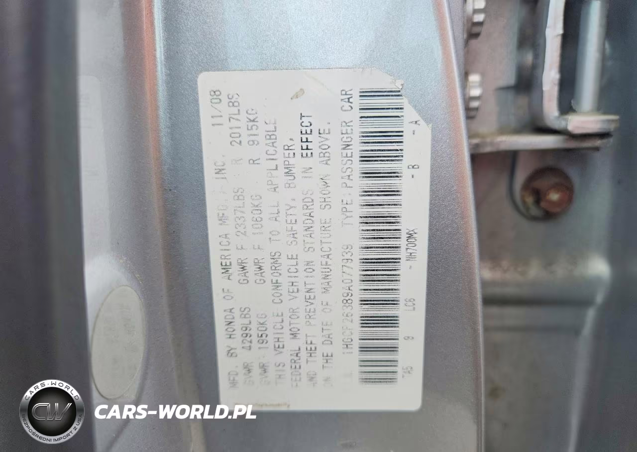 2009 Honda Accord Lx VIN:1HGCP26389A077939 - 13