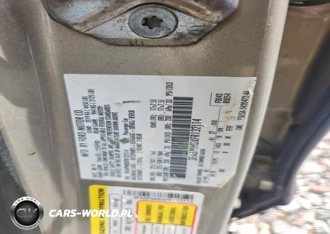 2015 Ford Fusion Se VIN:3FA6P0HDXFR132114 - 13