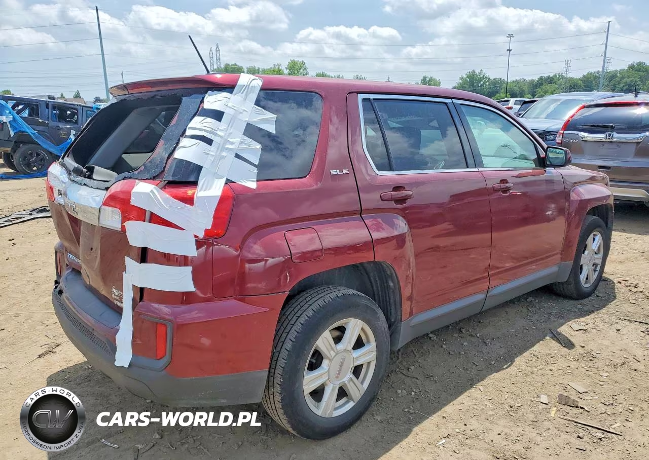 2016 GMC Terrain Sle VIN:2GKFLSEK6G6297921 - 3