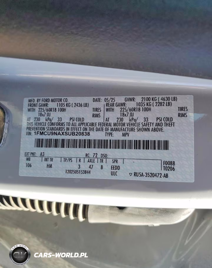 2025 Ford Escape St Line Select VIN:1FMCU9NAXSUB20838 - 13
