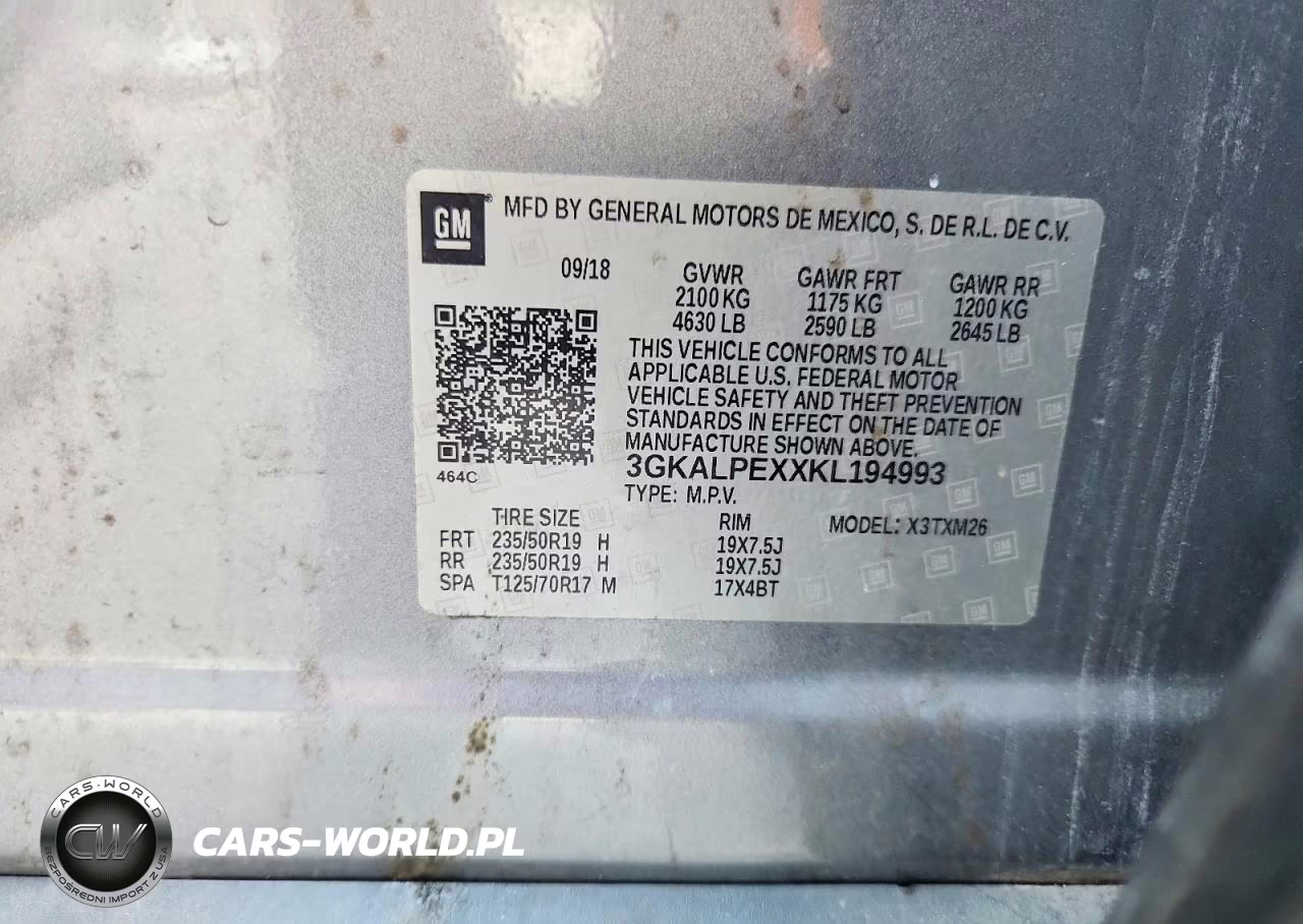 2019 GMC Terrain VIN:3GKALPEXXKL194993 - 14