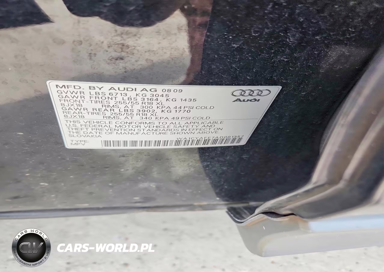 2010 Audi Q7 Premium VIN:WA1CYAFE7AD001357 - 14