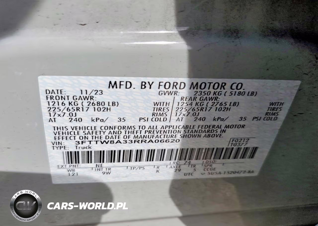2024 Ford Maverick Xl VIN:3FTTW8A33RRA06620 - 12