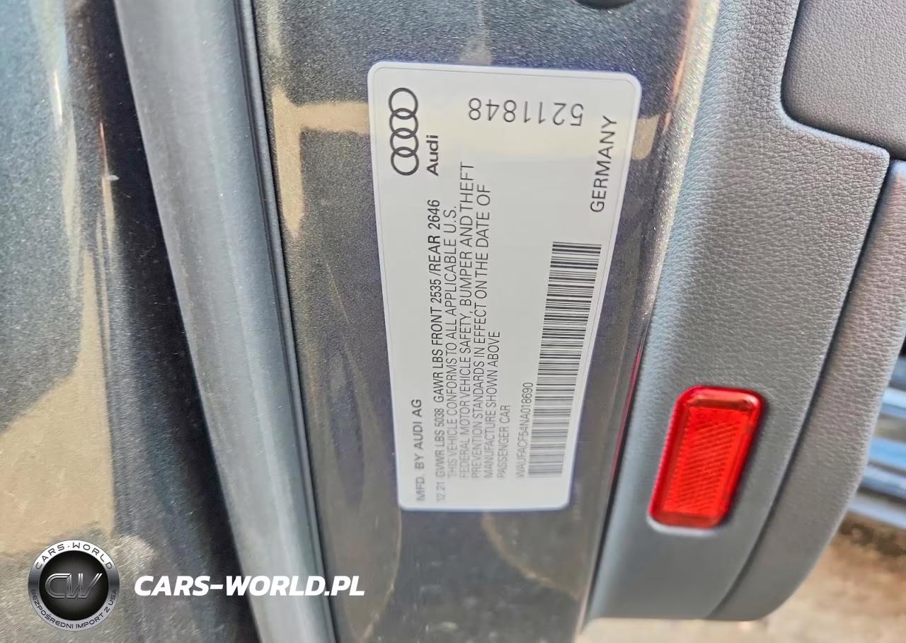 2022 Audi A5 Premium Plus 45 VIN:WAUFACF54NA018690 - 12