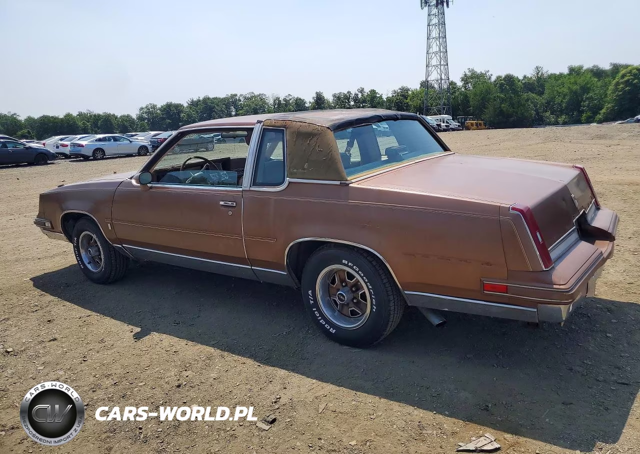 1986 Oldsmobile Cutlass Supreme Brougham VIN:1G3GM47Y0GP378102 - 2
