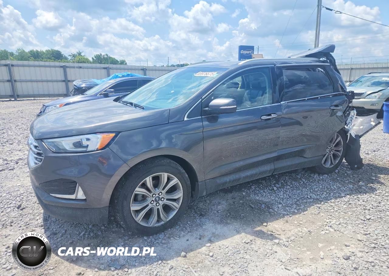 2019 Ford Edge Titanium VIN:2FMPK3K94KBC02617 - 1
