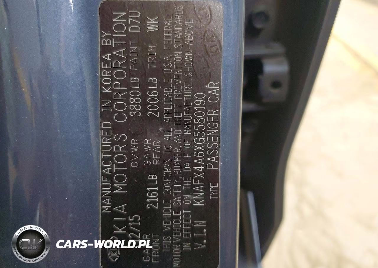 2016 Kia Forte Lx VIN:KNAFX4A6XG5580190 - 12