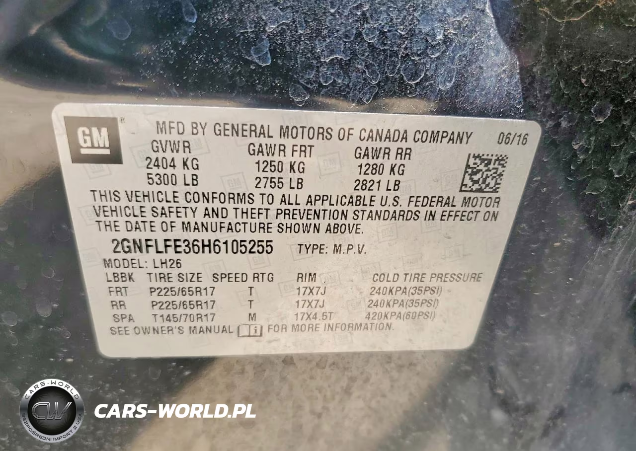 2017 Chevrolet Equinox Lt VIN:2GNFLFE36H6105255 - 14