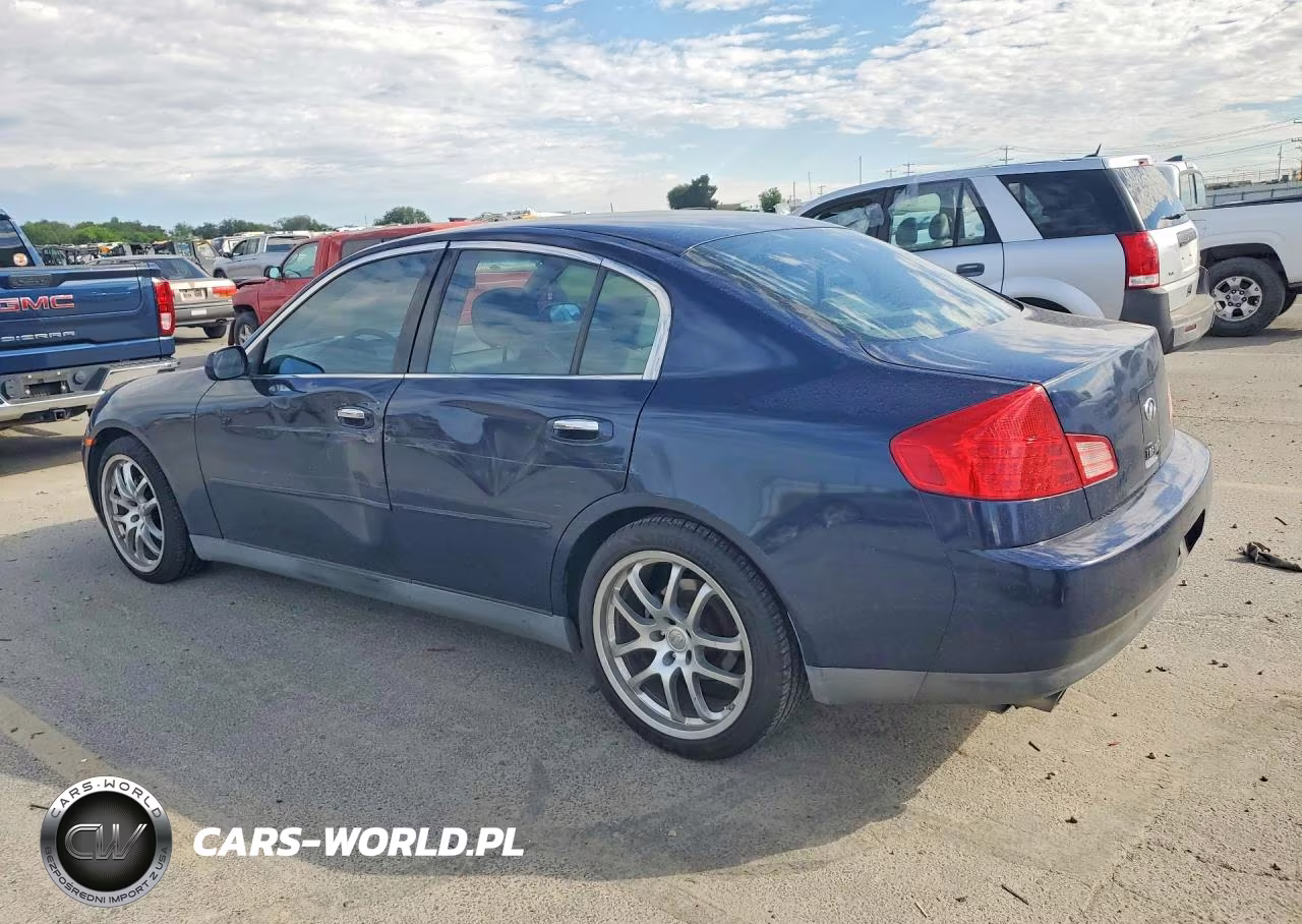 2003 Infiniti G35 Base VIN:JNKCV51E93M015890 - 2