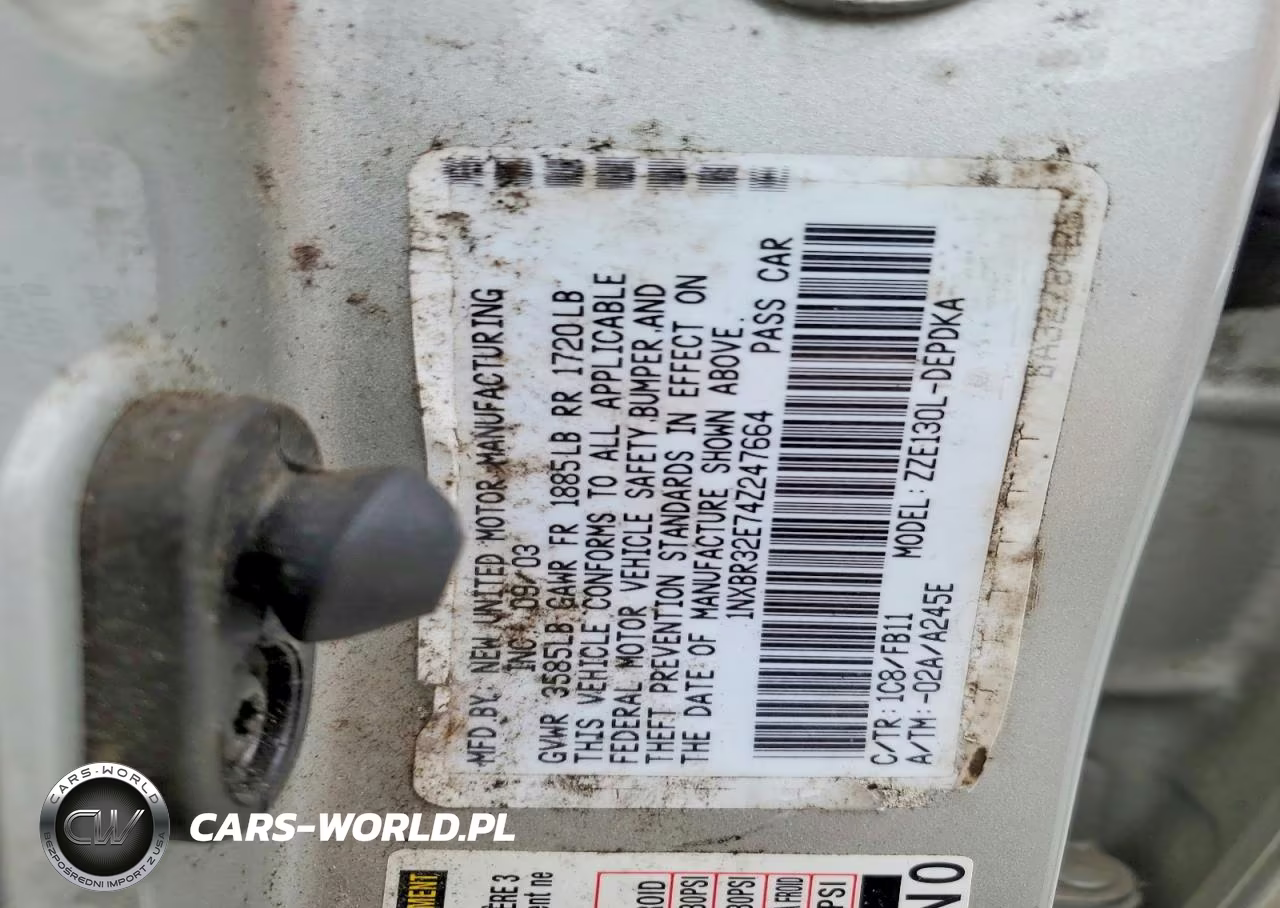 2004 Toyota Corolla Ce VIN:1NXBR32E74Z247664 - 12