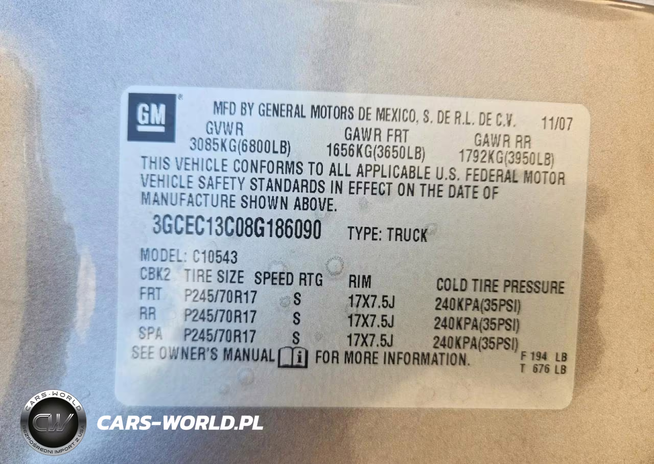 2008 Chevrolet Silverado C1500 VIN:3GCEC13C08G186090 - 12