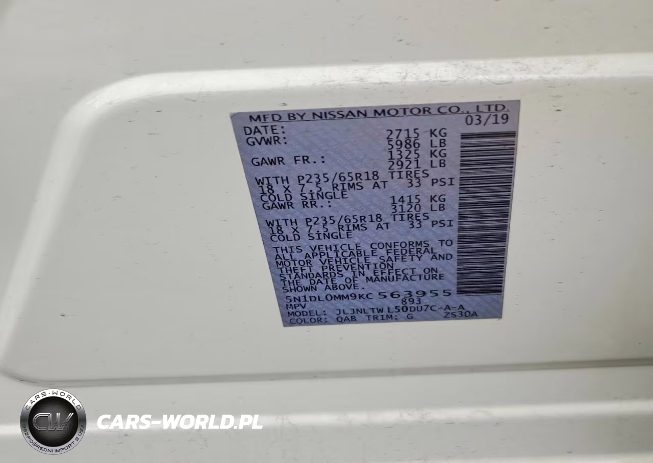 2019 Infiniti Qx60 Luxe VIN:5N1DL0MM9KC563955 - 13