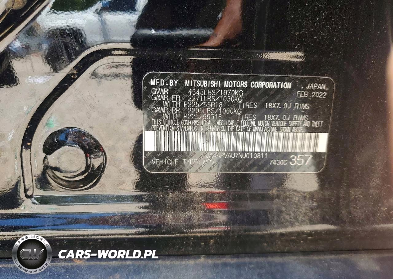2022 Mitsubishi Outlander Sport Se VIN:JA4APVAU7NU010811 - 13