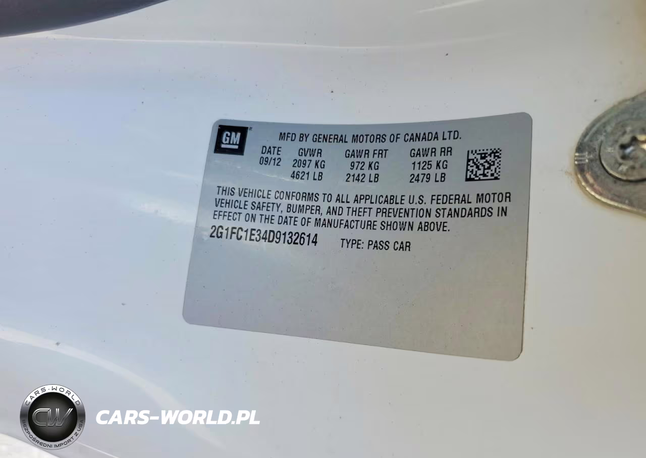 2013 Chevrolet Camaro Lt VIN:2G1FC1E34D9132614 - 13