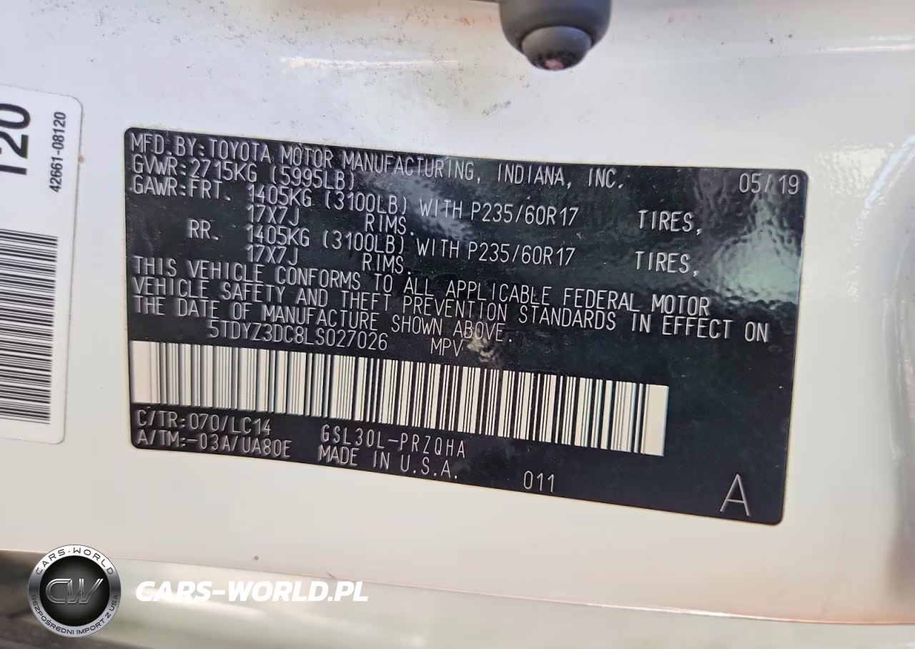 2020 Toyota Sienna Xle Premium 8-Passenger VIN:5TDYZ3DC8LS027026 - 13