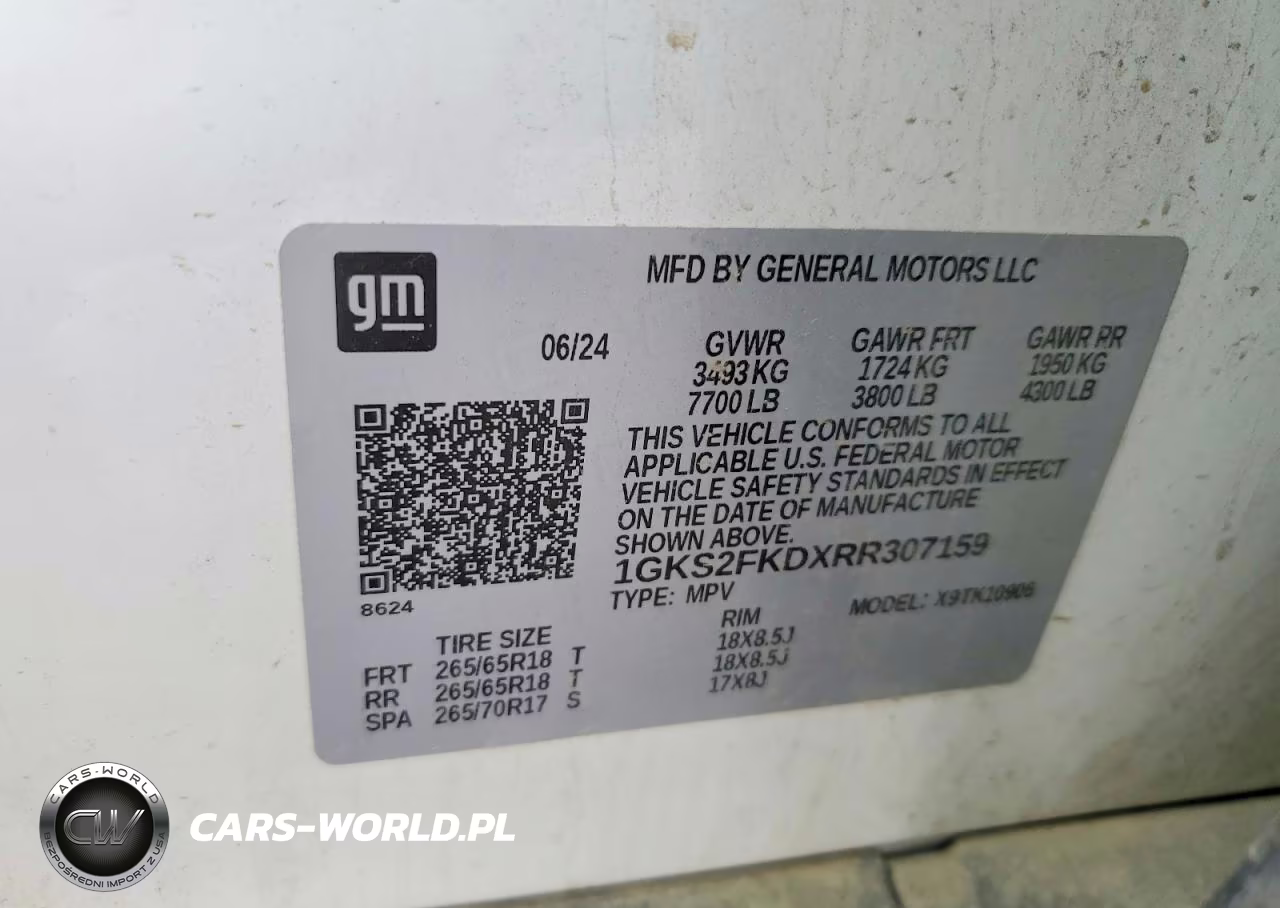 2024 GMC Yukon Xl K1500 Sle VIN:1GKS2FKDXRR307159 - 13