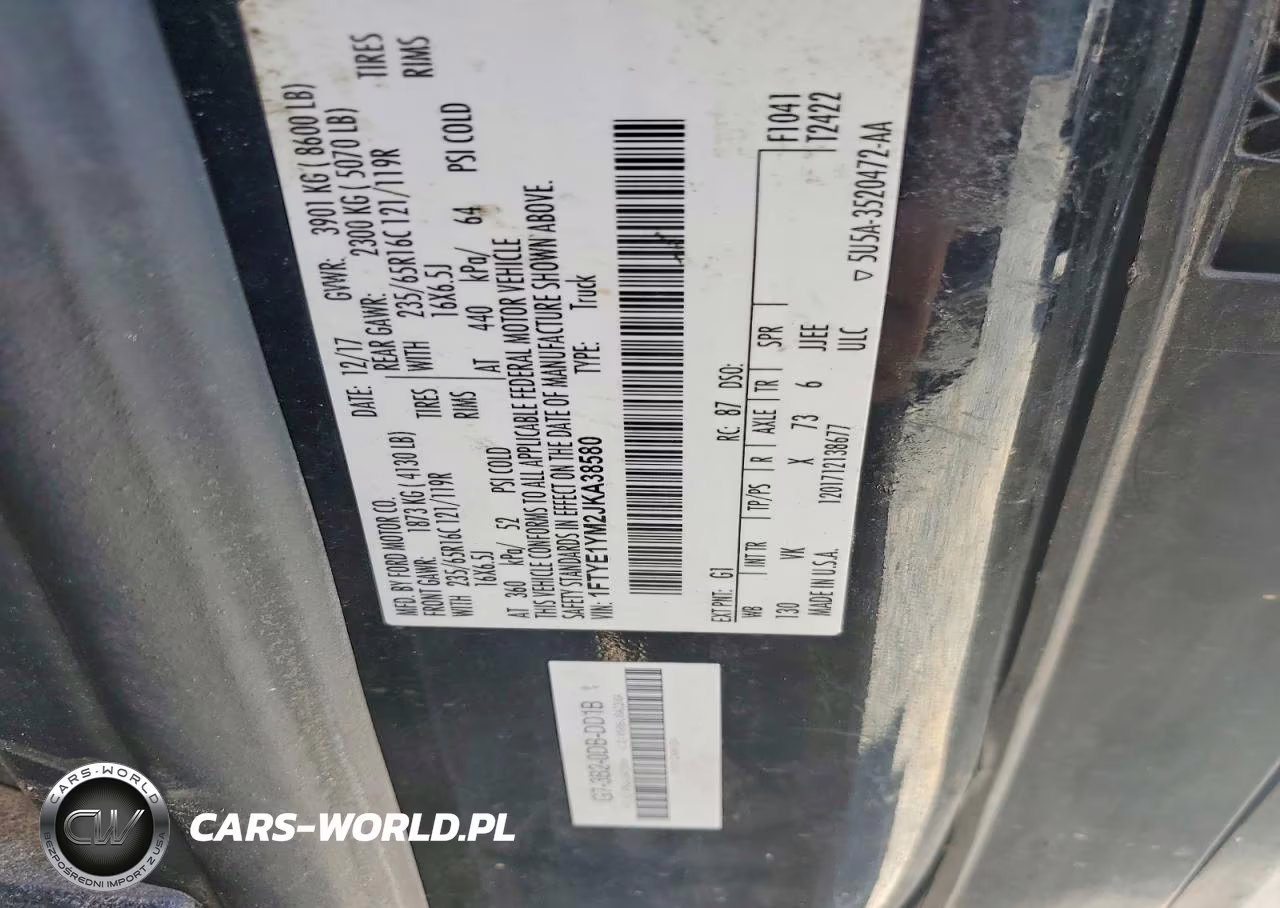 2018 Ford Transit 150 Delivery Van VIN:1FTYE1YM2JKA38580 - 13