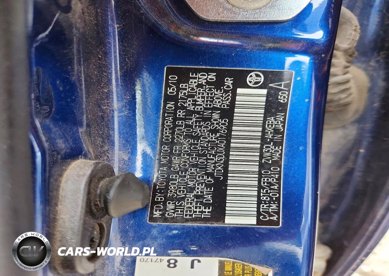 2010 Toyota Prius Ii VIN:JTDKN3DUXA0176905 - 12