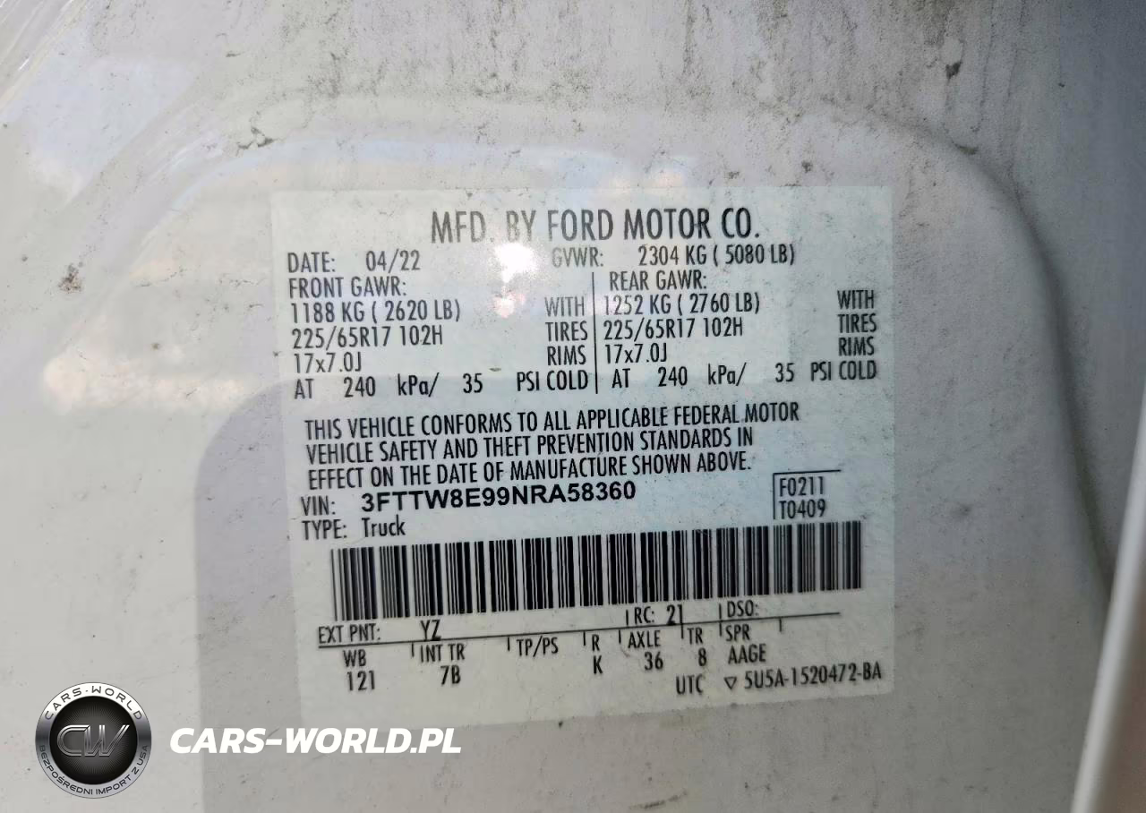 2022 Ford Maverick Xl VIN:3FTTW8E99NRA58360 - 12