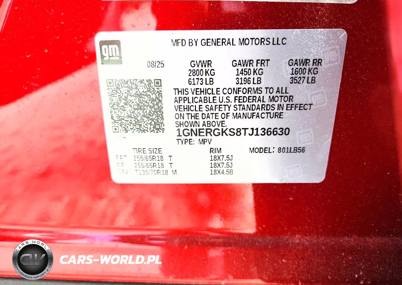 2026 Chevrolet Traverse VIN:1GNERGKS8TJ136630 - 14