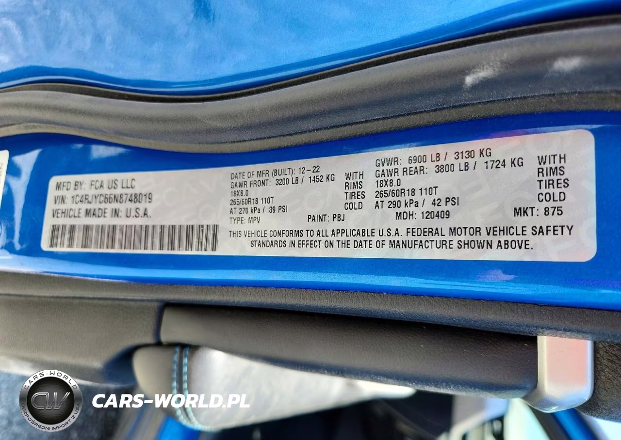 2022 Jeep Grand Cherokee Trailhawk 4Xe VIN:1C4RJYC66N8748019 - 13