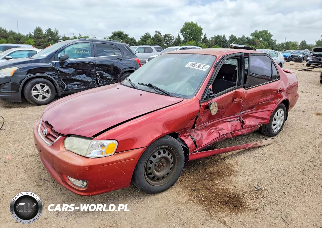 2002 Toyota Corolla S VIN:1NXBR12E52Z599059 - 1